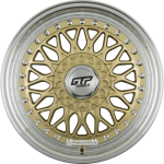 GTP WHEELS GTP 072 Gold Felgenbett Poliert